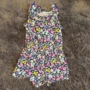 Carter's Navy Floral Romper